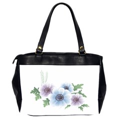 Flower028 Oversize Office Handbag (Two Sides) from ZippyPress Back