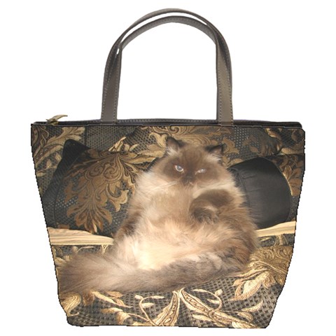 Royal Kitty Bucket Handbag from ZippyPress Front