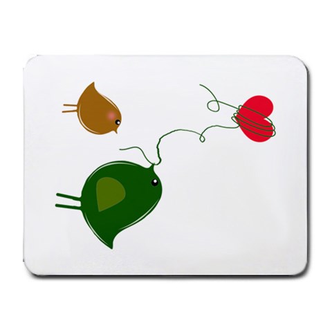 Love Birds Small Mouse Pad (Rectangle) from ZippyPress Front