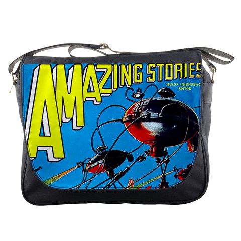 Amazing Stories 1927 Messenger Bag from ZippyPress Front